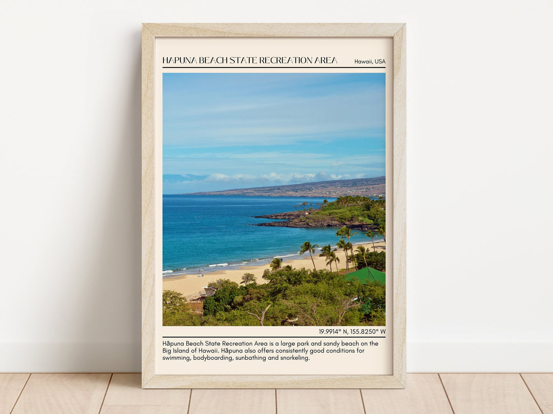 Hapuna Beach State Recreation Area Wall Canvas, USA