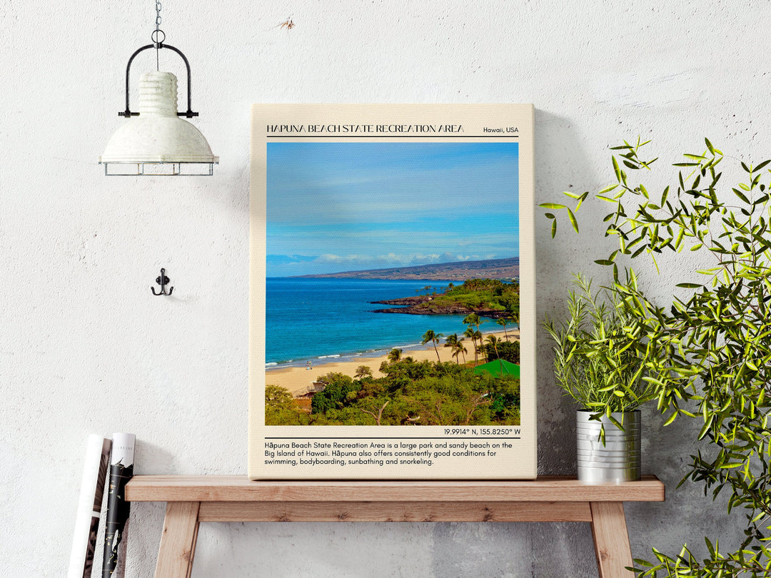 Hapuna Beach State Recreation Area Wall Canvas, USA