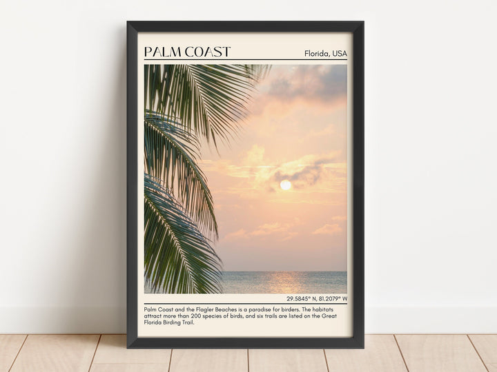 Palm Coast Wall Canvas, USA