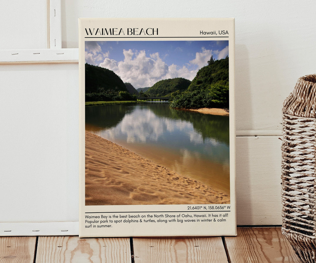 Waimea Beach Wall Canvas, USA