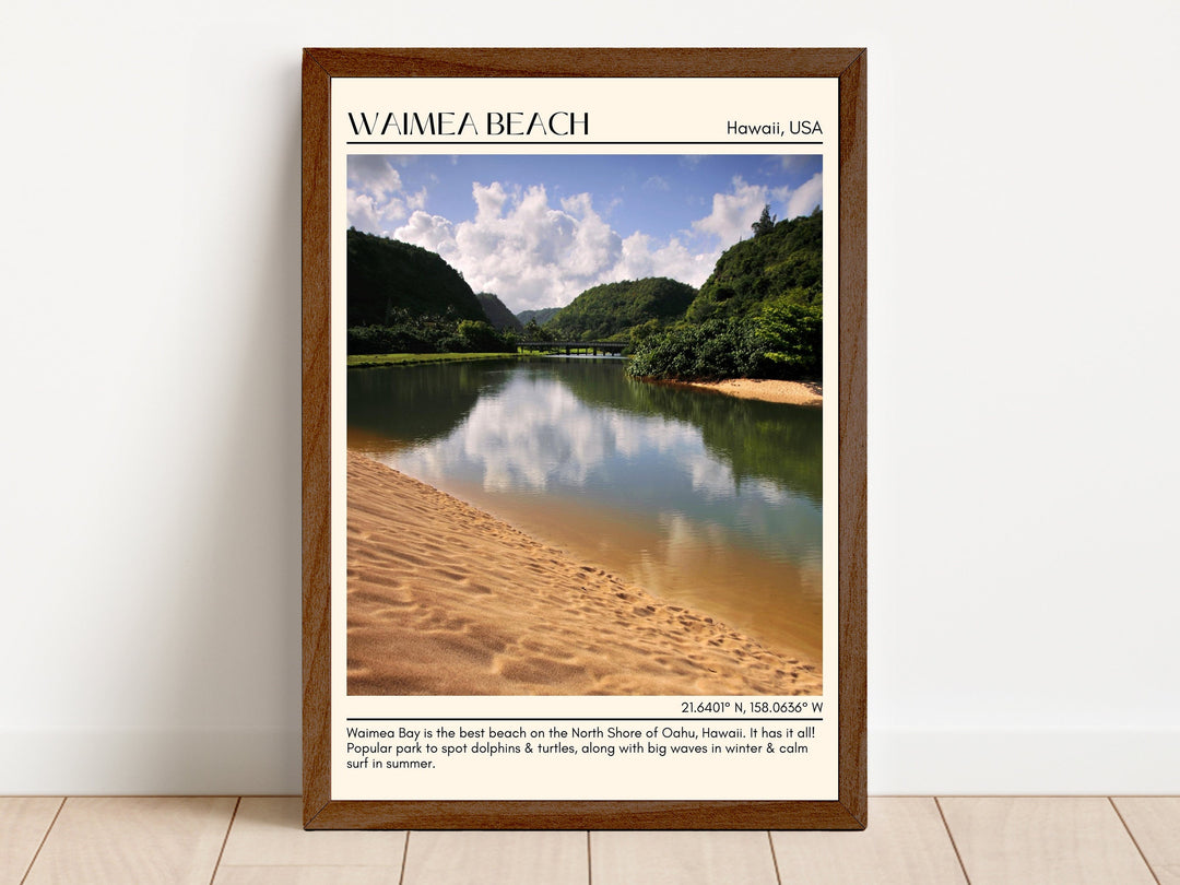 Waimea Beach Wall Canvas, USA