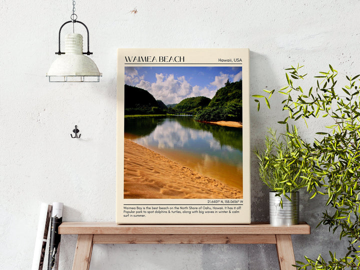 Waimea Beach Wall Canvas, USA