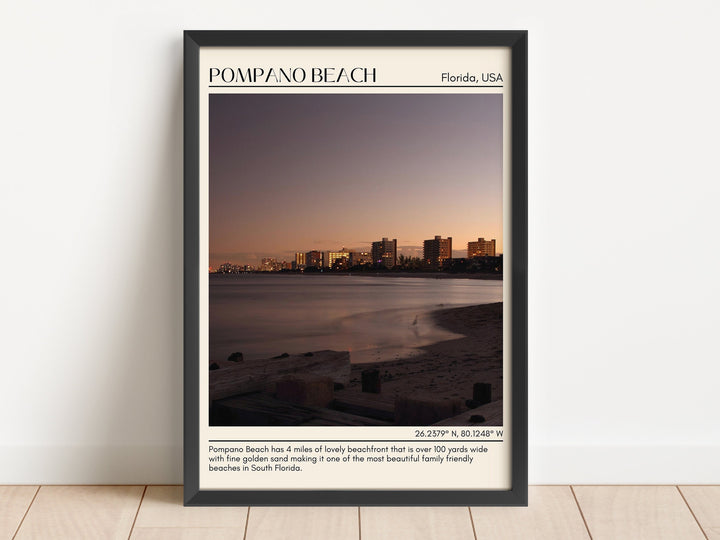 Pompano Beach Wall Canvas, USA