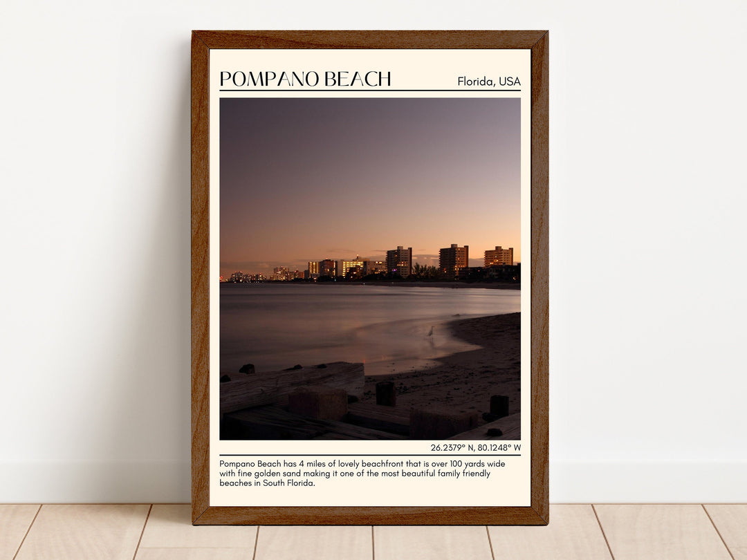 Pompano Beach Wall Canvas, USA