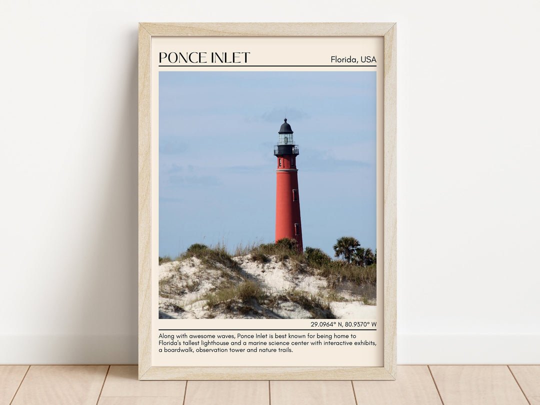 Ponce Inlet Wall Canvas, USA