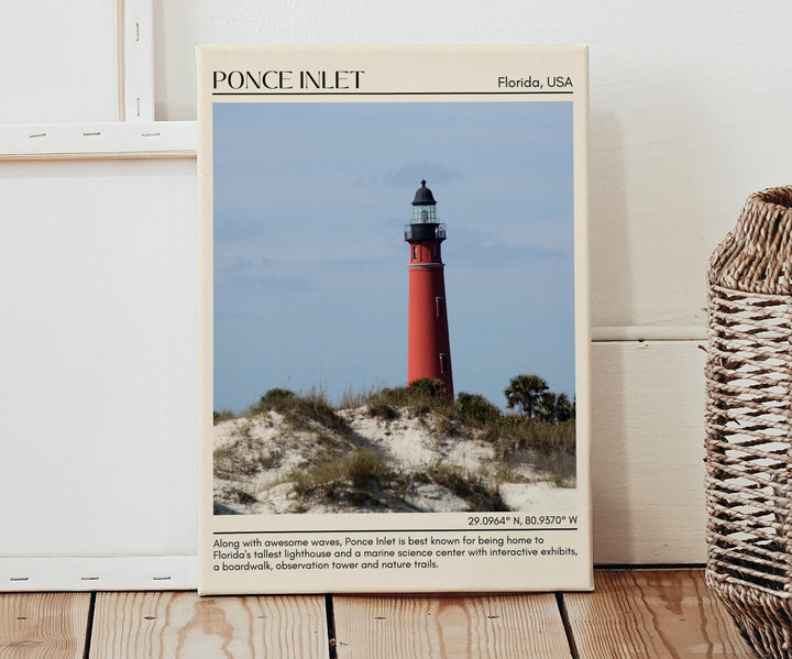Ponce Inlet Wall Canvas, USA