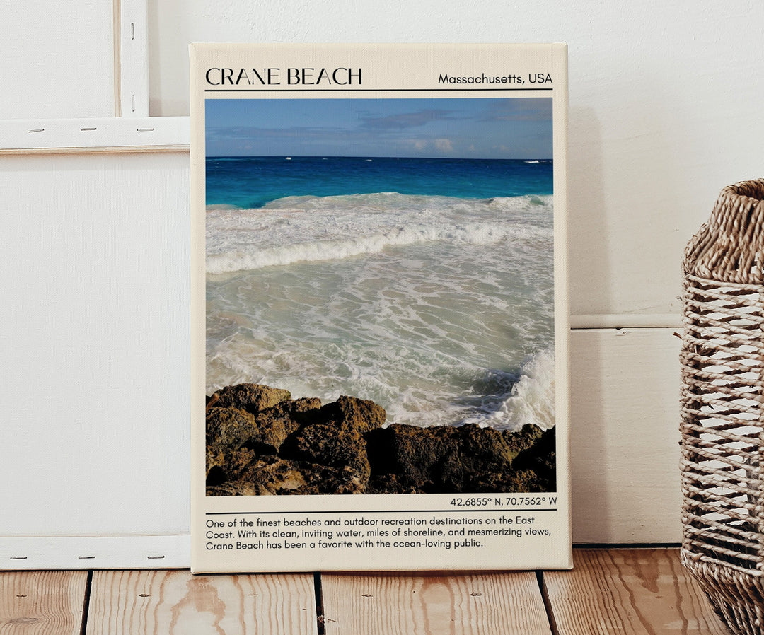 Crane Beach Wall Canvas, USA