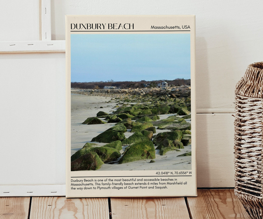 Duxbury Beach Wall Canvas, USA