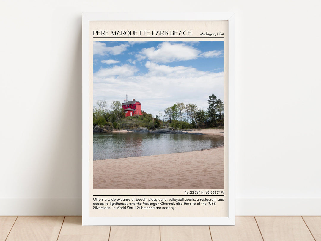 Pere Marquette Park Beach Wall Canvas, USA