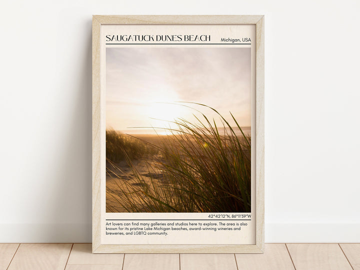 Saugatuck Dunes Beach Wall Canvas, USA