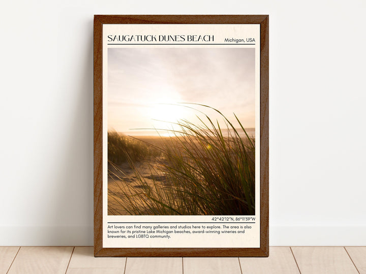 Saugatuck Dunes Beach Wall Canvas, USA