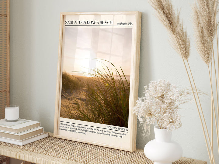 Saugatuck Dunes Beach Wall Canvas, USA