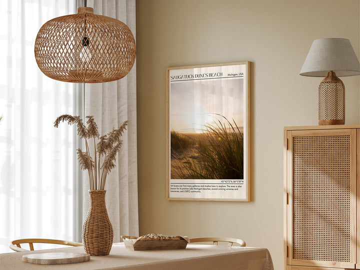 Saugatuck Dunes Beach Wall Canvas, USA