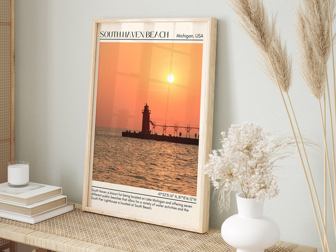 South Haven Beach Wall Canvas, USA