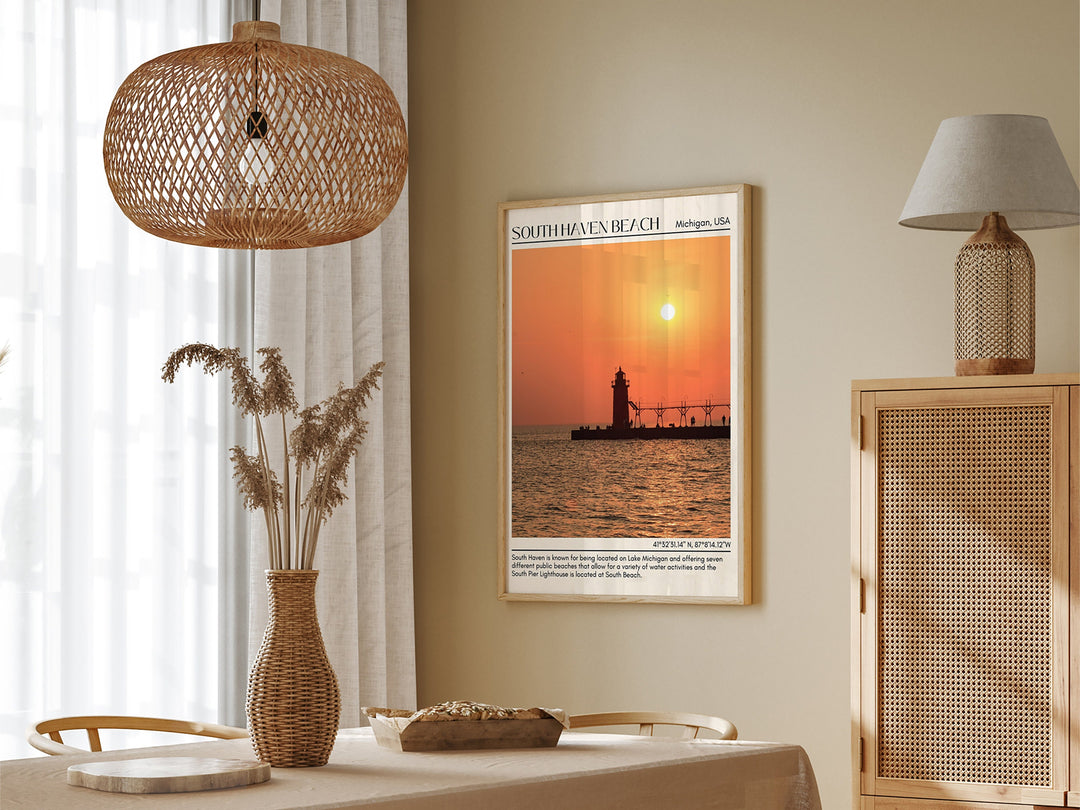 South Haven Beach Wall Canvas, USA