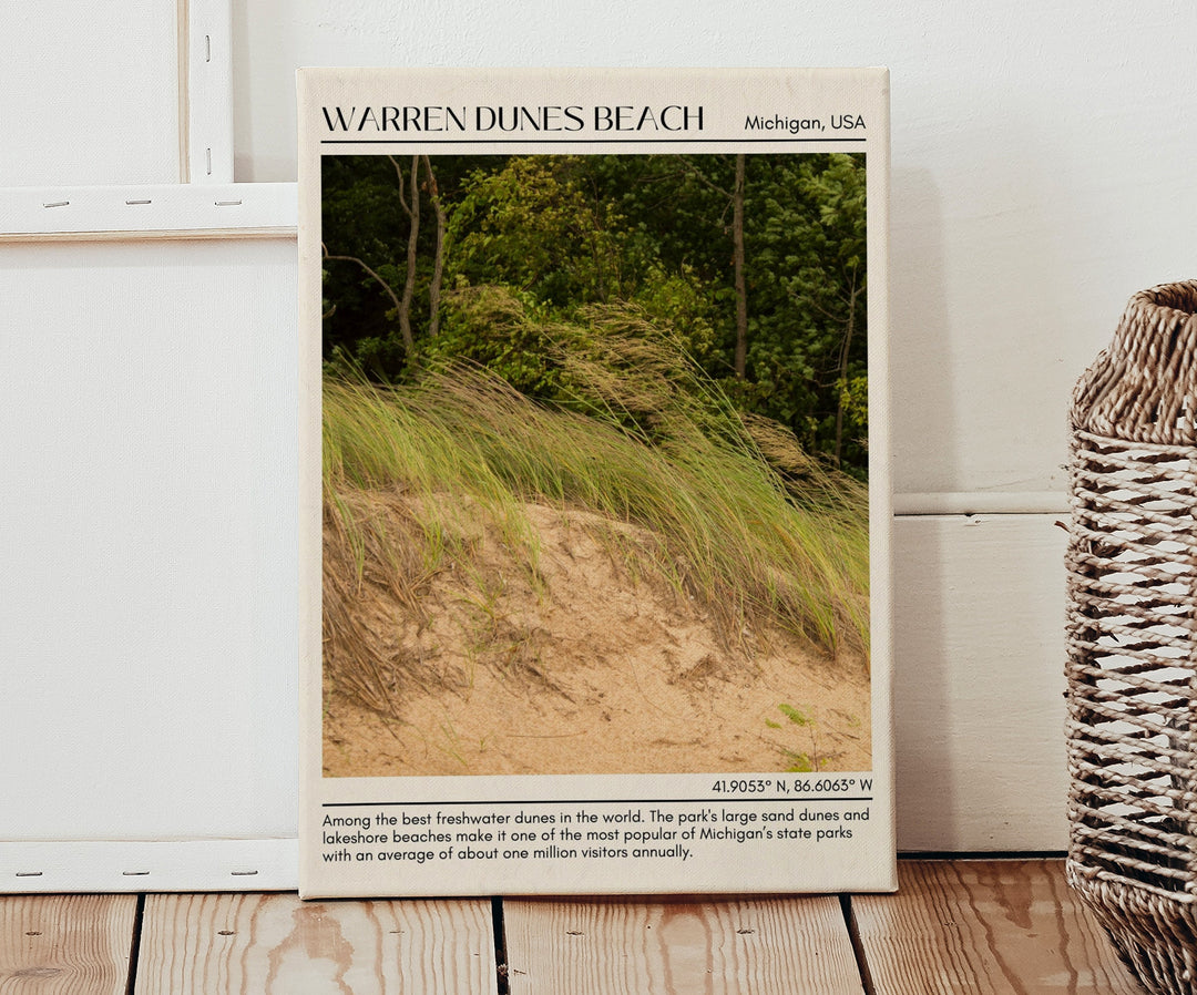 Warren Dunes Beach Wall Canvas, USA