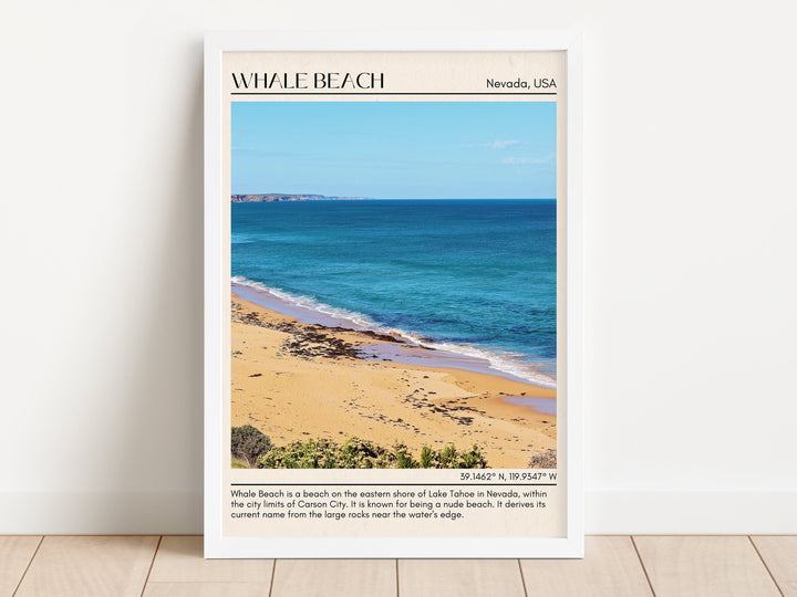 Whale Beach Wall Canvas, USA