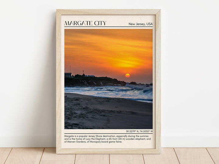 Margate City Wall Canvas, USA