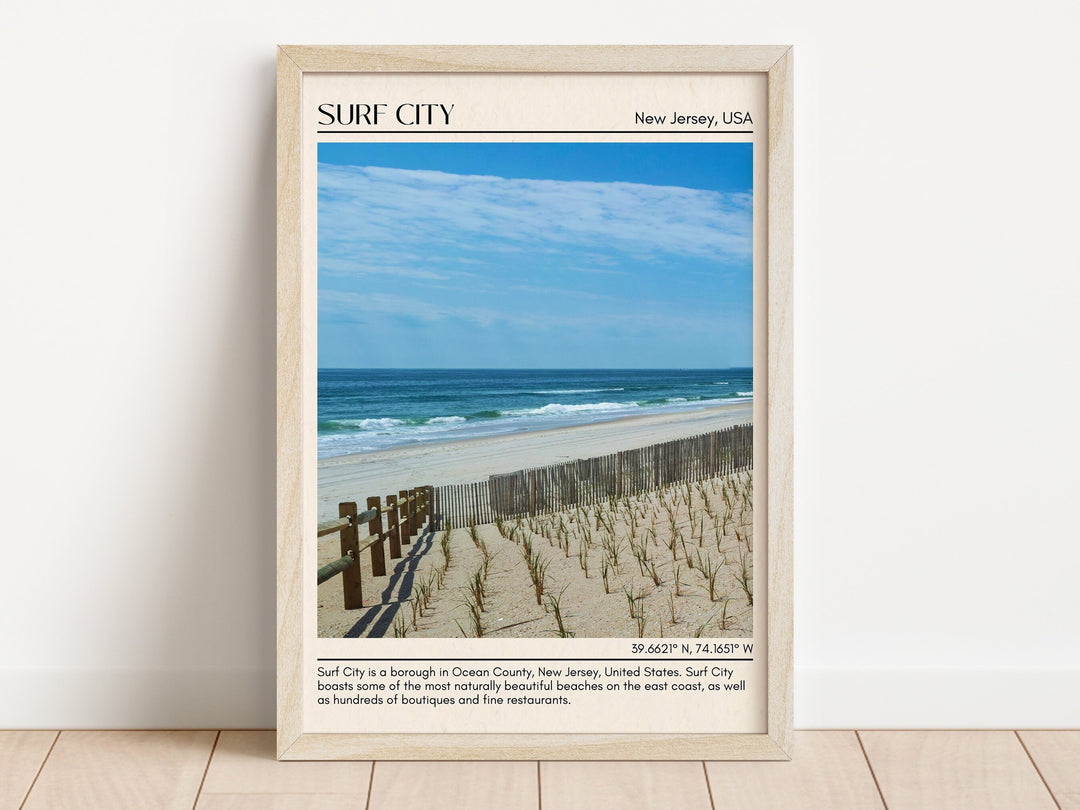 Surf City Wall Canvas, USA