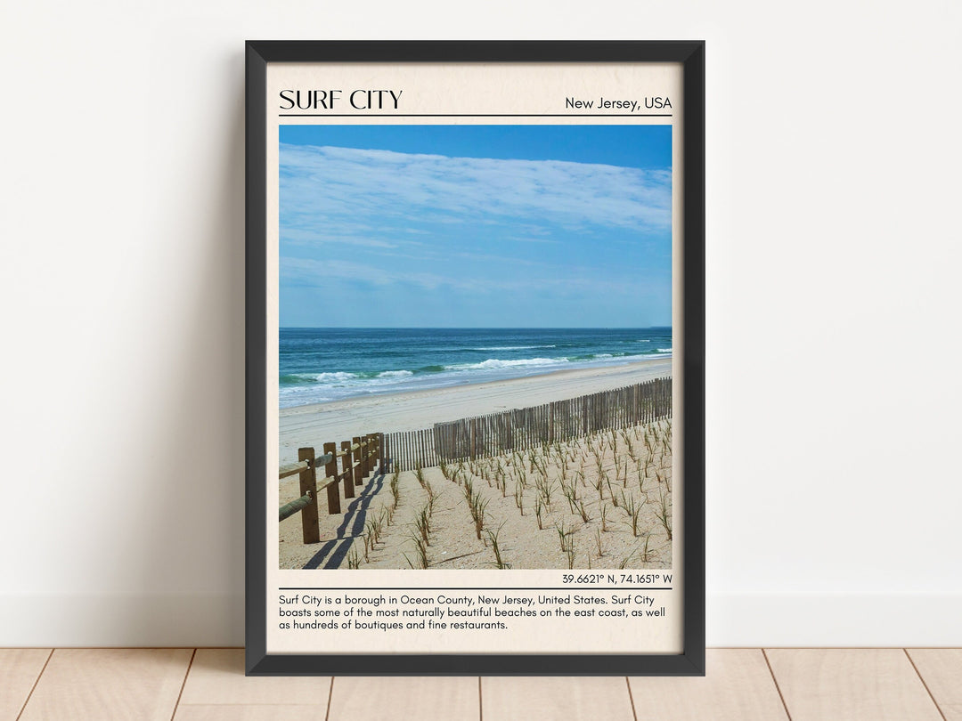 Surf City Wall Canvas, USA