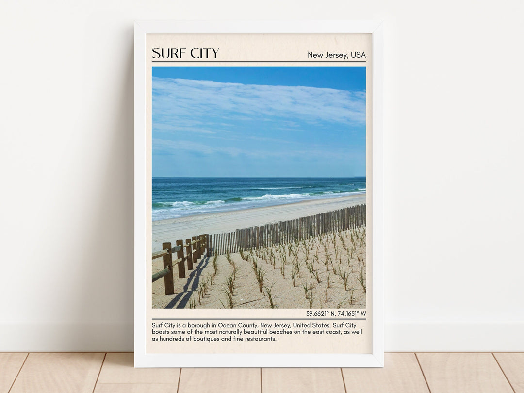 Surf City Wall Canvas, USA