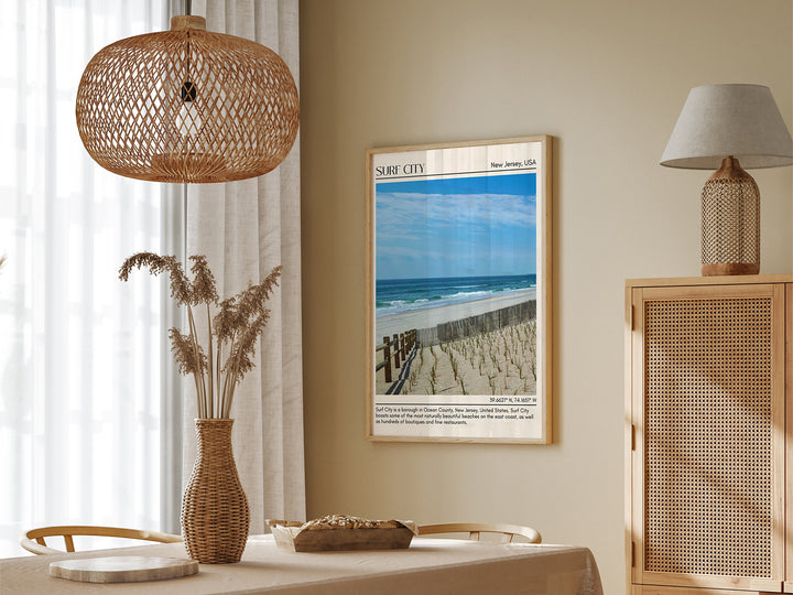 Surf City Wall Canvas, USA