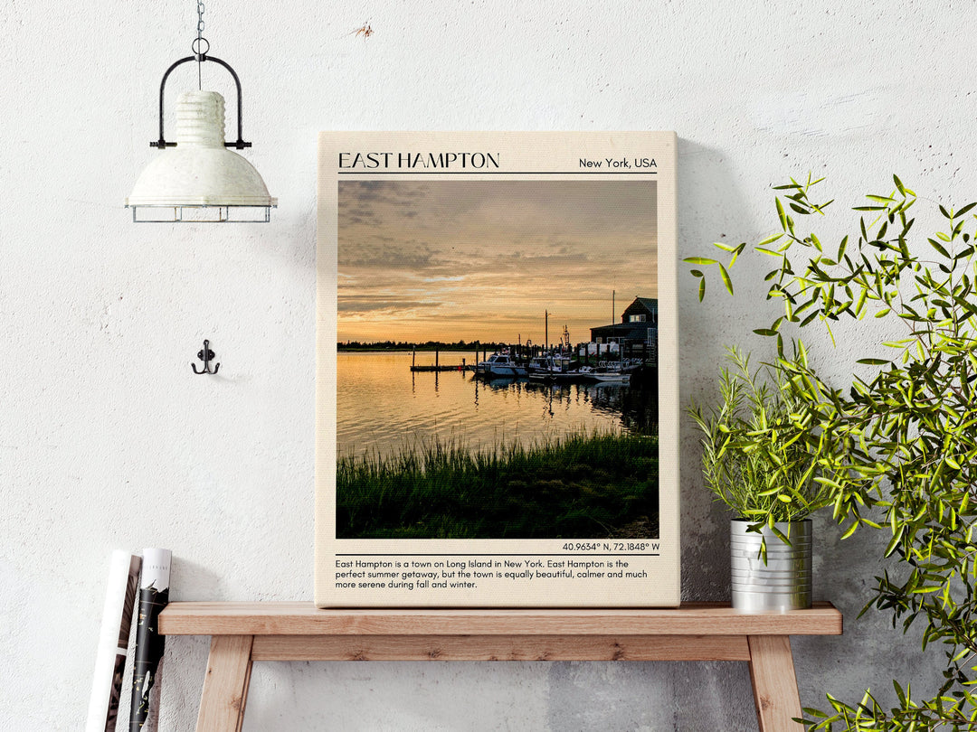 East Hampton Wall Canvas, USA