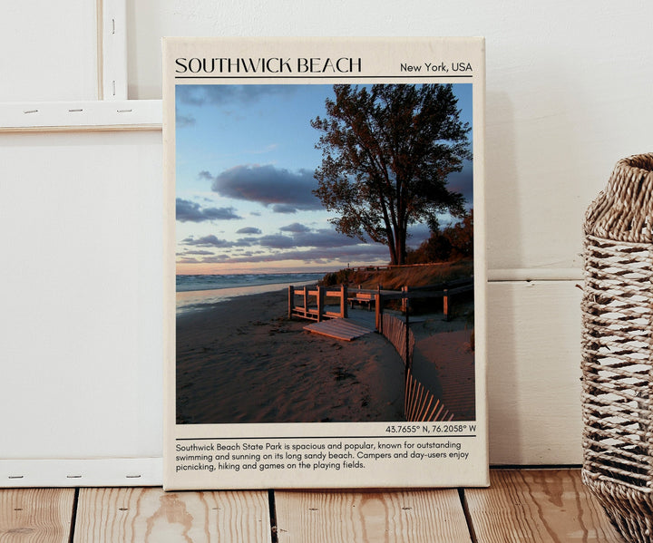 Southwick Beach Wall Canvas, USA