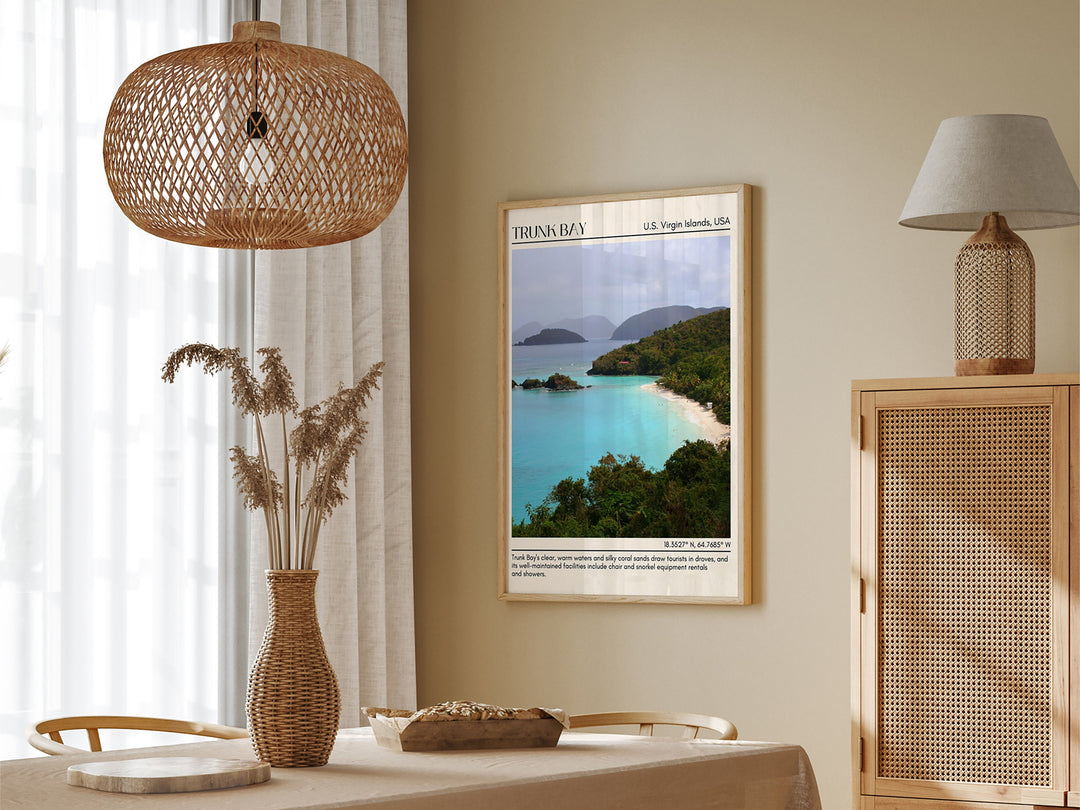 Trunk Bay Wall Canvas, USA