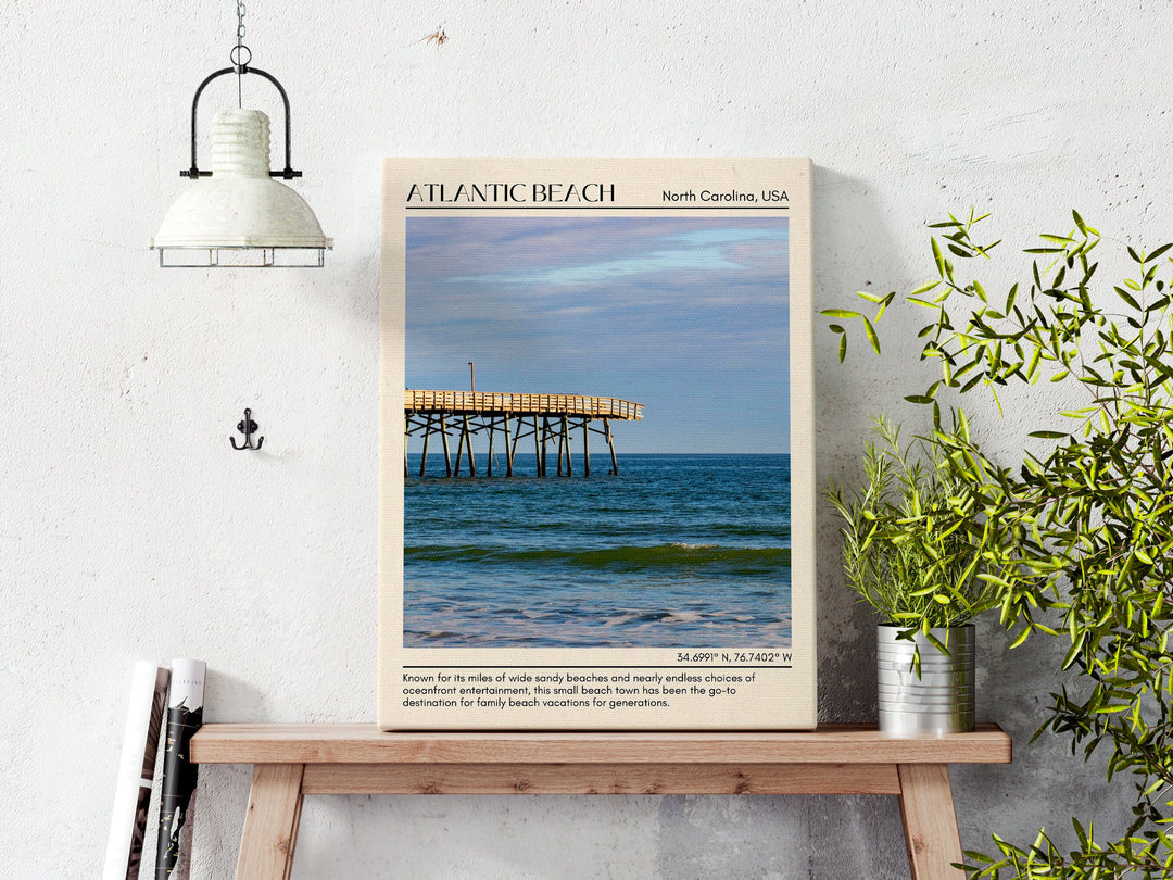 Atlantic Beach Wall Canvas, USA