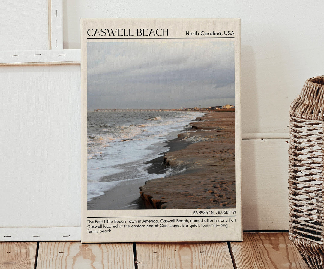 Caswell Beach Wall Canvas, USA