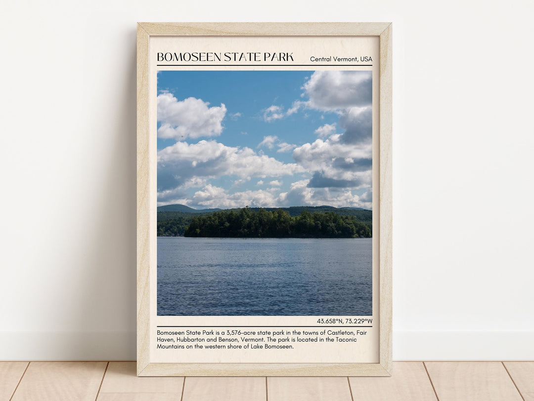 Bomoseen State Park Wall Canvas, USA