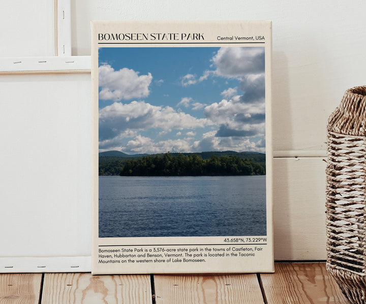 Bomoseen State Park Wall Canvas, USA