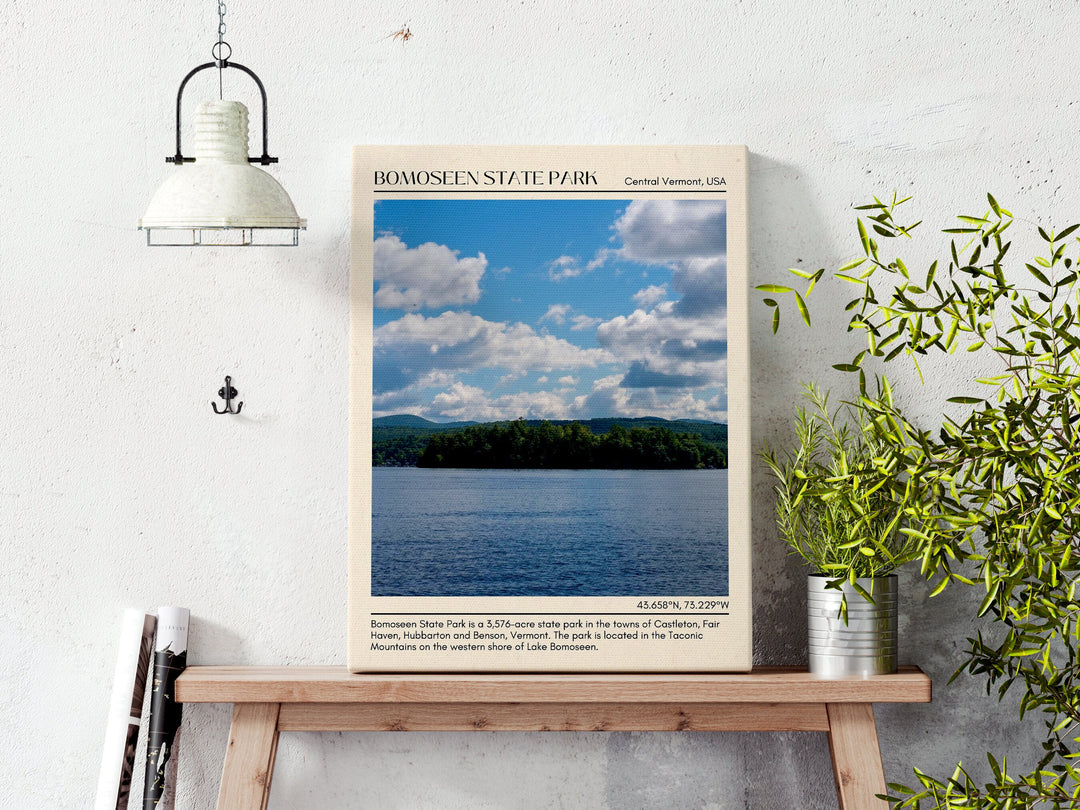 Bomoseen State Park Wall Canvas, USA