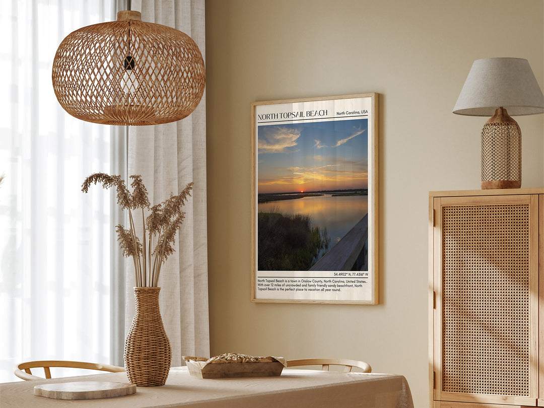 North Topsail Beach Wall Canvas, USA