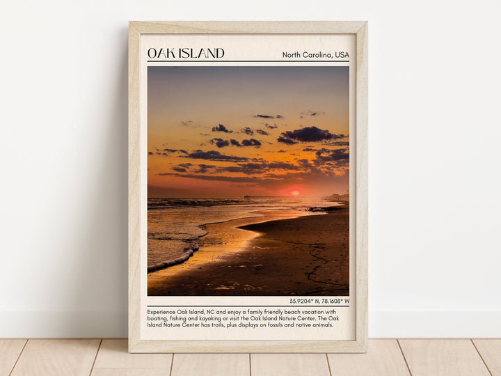 Oak Island Wall Canvas, USA