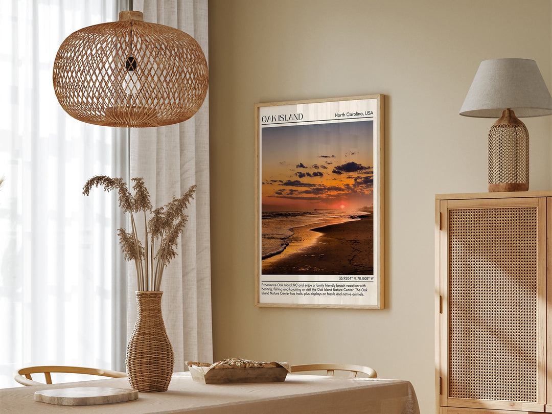 Oak Island Wall Canvas, USA