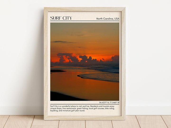 Surf City Wall Canvas, USA