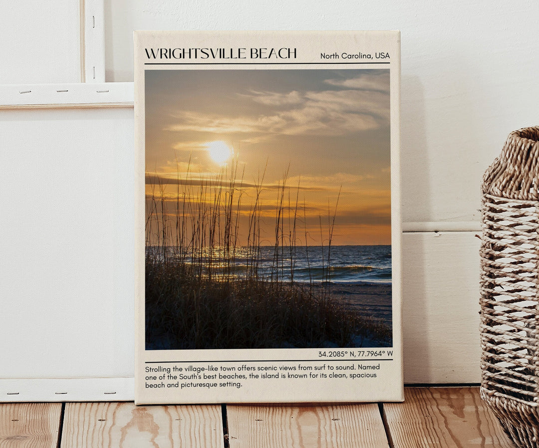 Wrightsville Beach Wall Canvas, USA