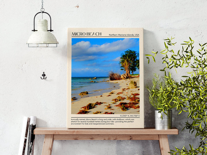 Micro beach Wall Canvas, USA