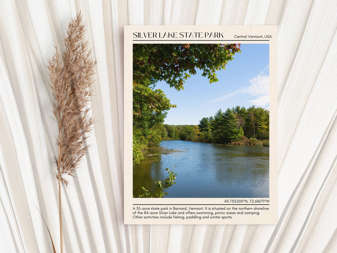 Silver Lake State Park Wall Canvas, USA