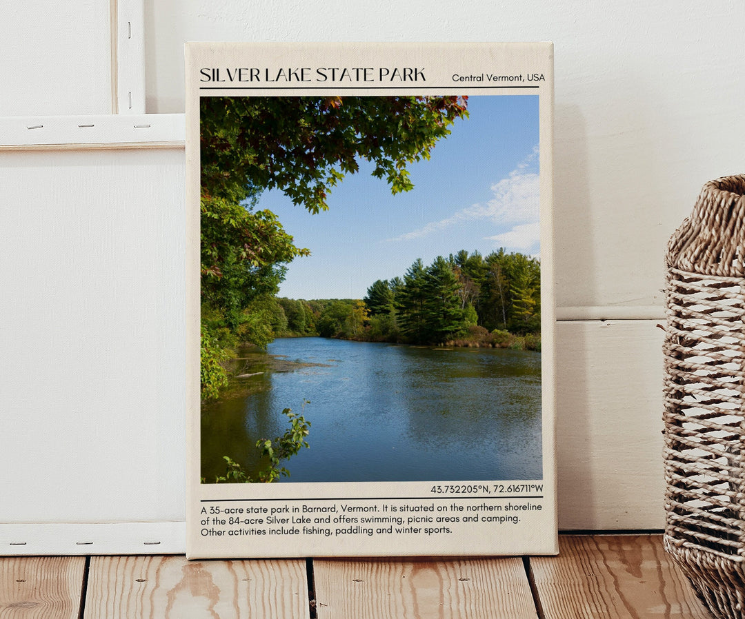 Silver Lake State Park Wall Canvas, USA