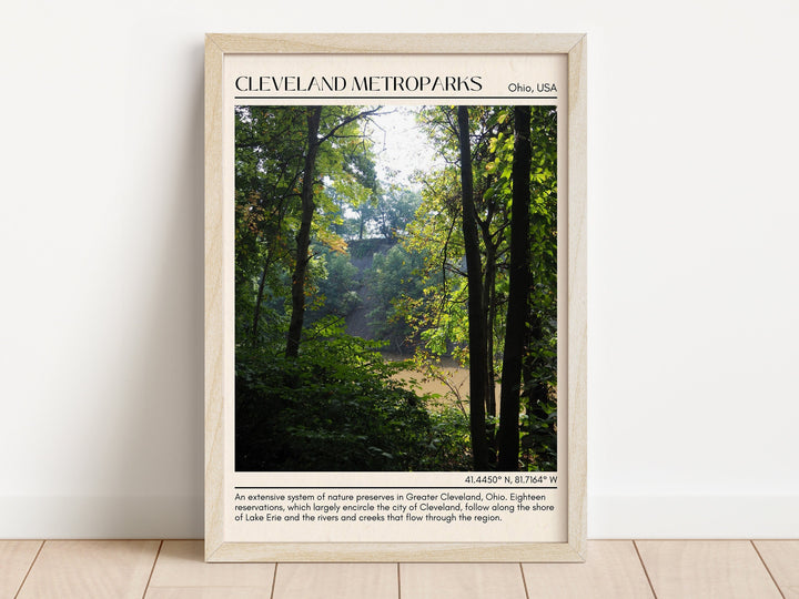 Cleveland Metroparks Wall Canvas, USA