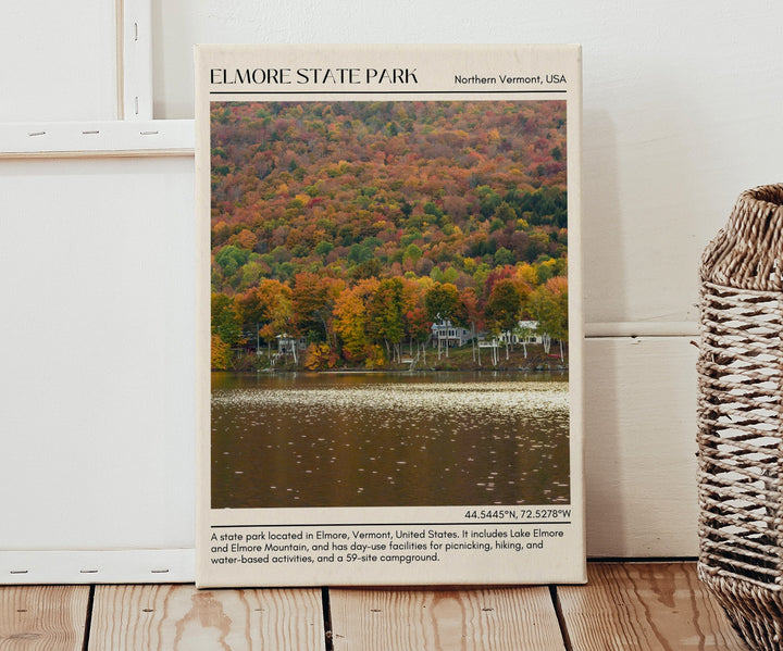 Elmore State Park Wall Canvas, Northern Vermont USA