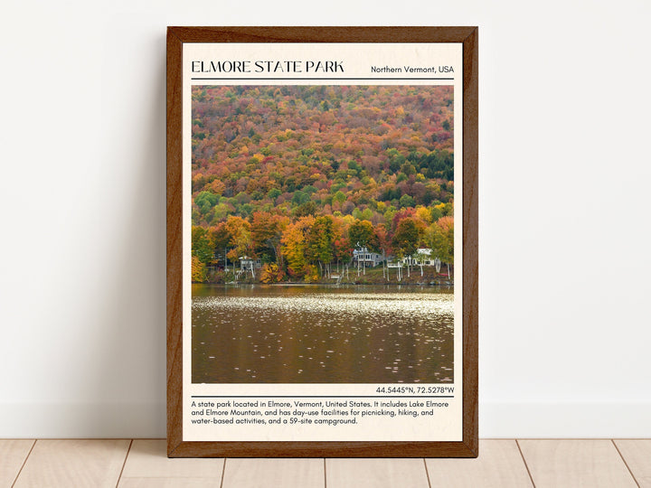 Elmore State Park Wall Canvas, Northern Vermont USA