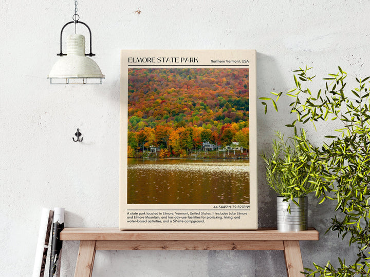 Elmore State Park Wall Canvas, Northern Vermont USA