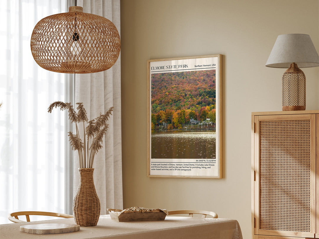 Elmore State Park Wall Canvas, Northern Vermont USA