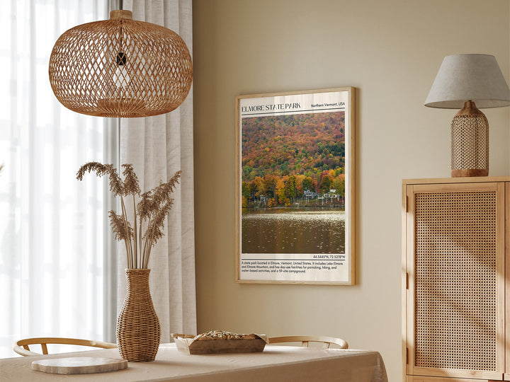 Elmore State Park Wall Canvas, Northern Vermont USA