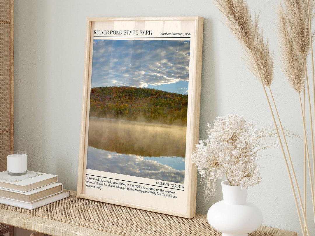 Ricker Pond State Park Wall Canvas, USA