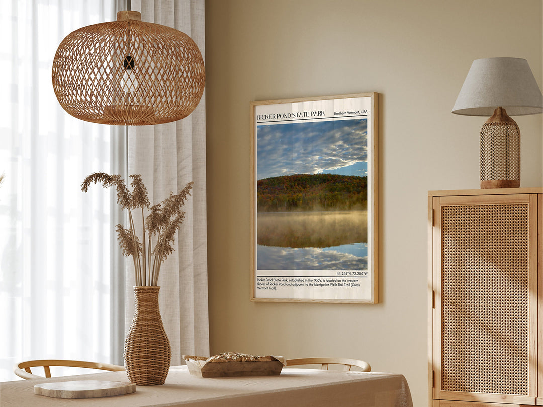 Ricker Pond State Park Wall Canvas, USA